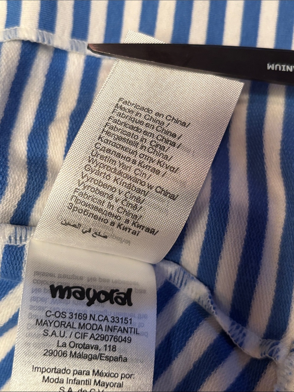 Mayoral Girl Toddler Blue Red White Striped Top Jacket Bows Size 62cm 3m NWT - Picture 11 of 15